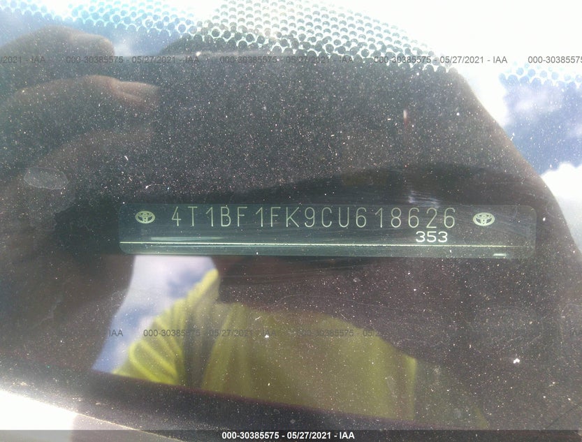 4T1BF1FK9CU618626