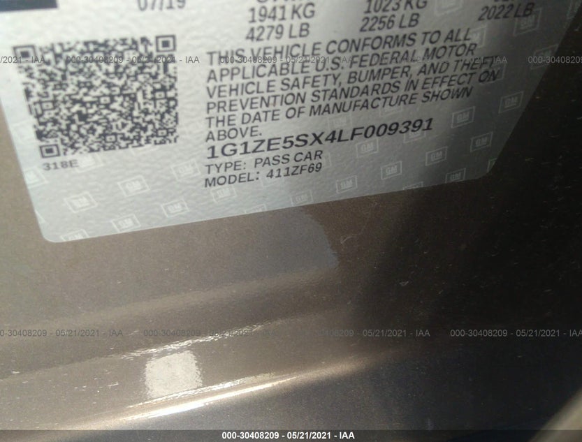 1G1ZE5SX4LF009391