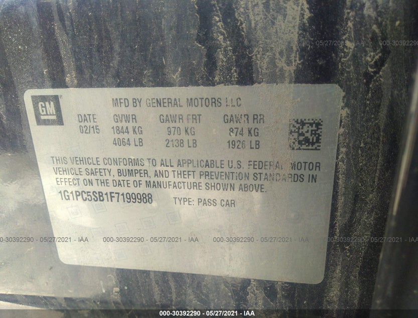1G1PC5SB1F7199988