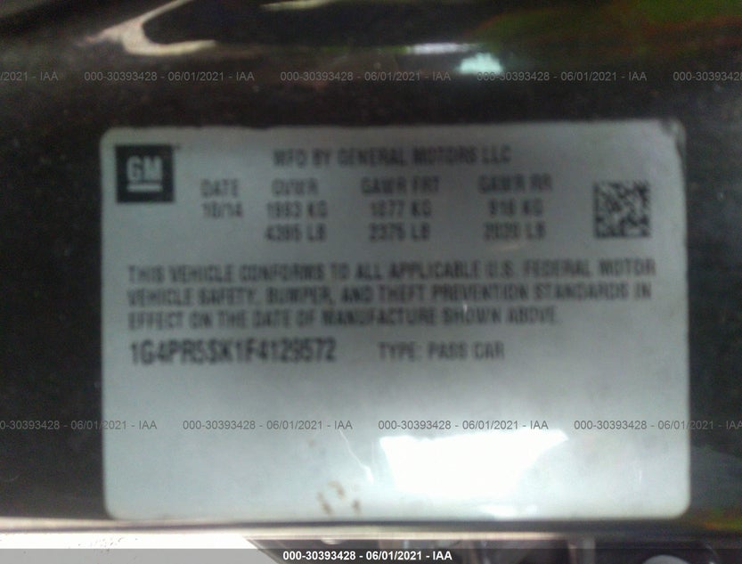 1G4PR5SK1F4129572