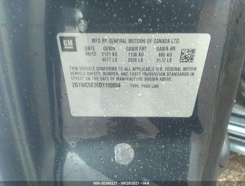 2G1WC5E36D1100804