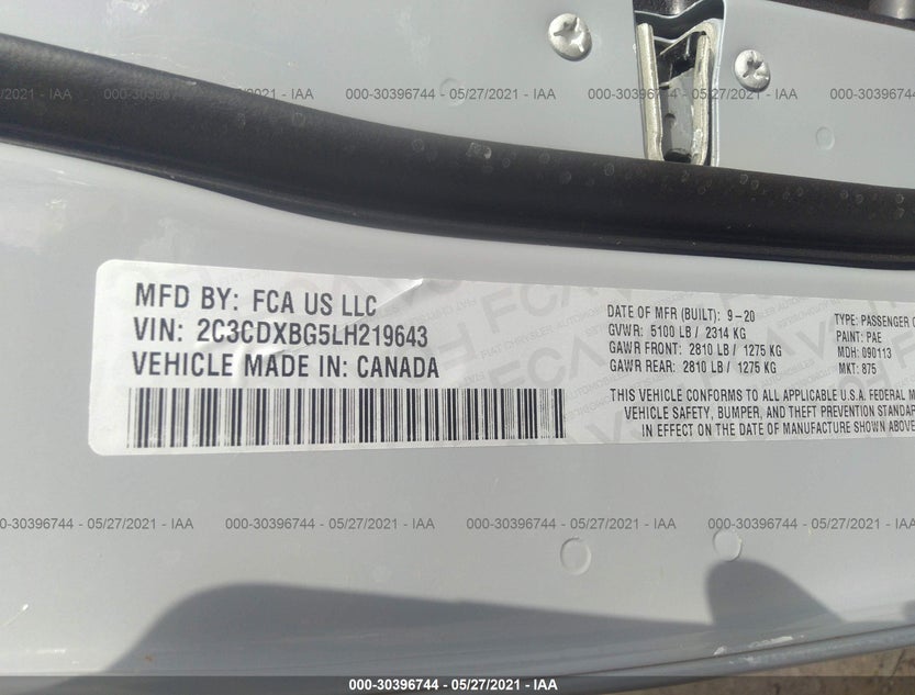 2C3CDXBG5LH219643