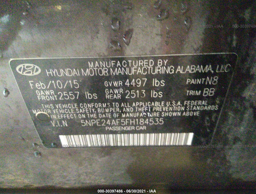 5NPE24AF5FH184535