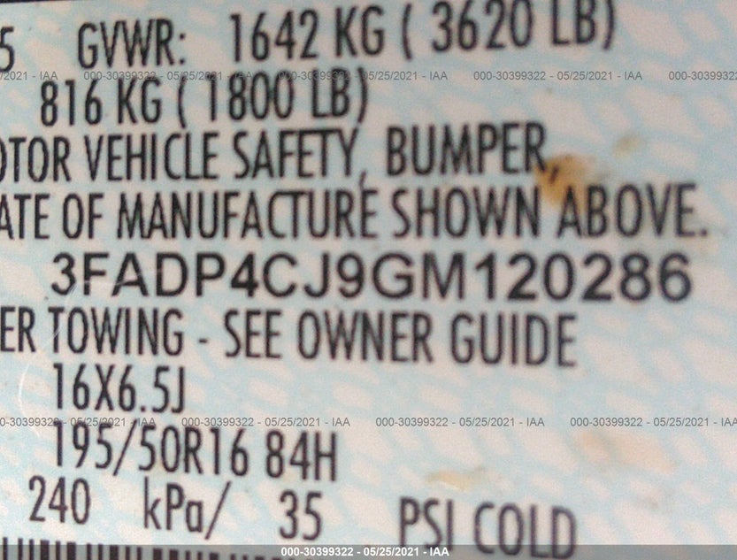 3FADP4CJ9GM120286