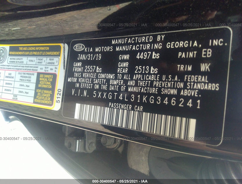5XXGT4L31KG346241