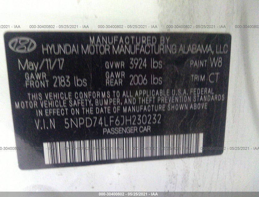 5NPD74LF6JH230232
