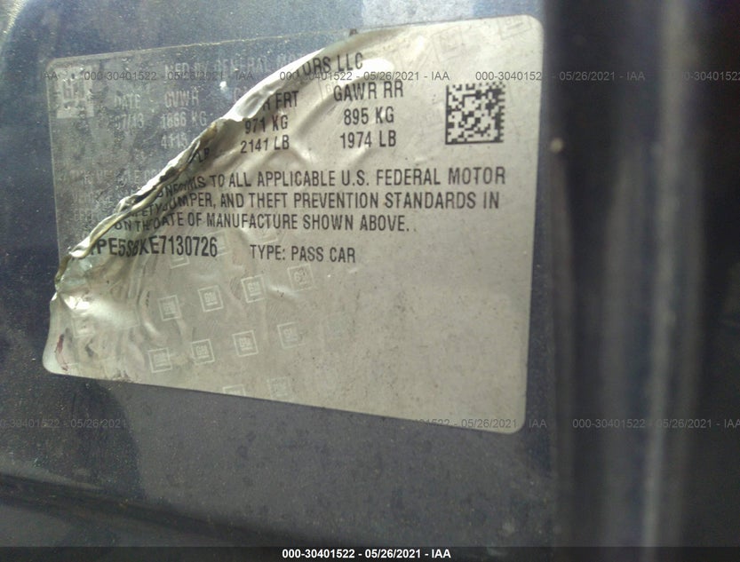 1G1PE5SBXE7130726