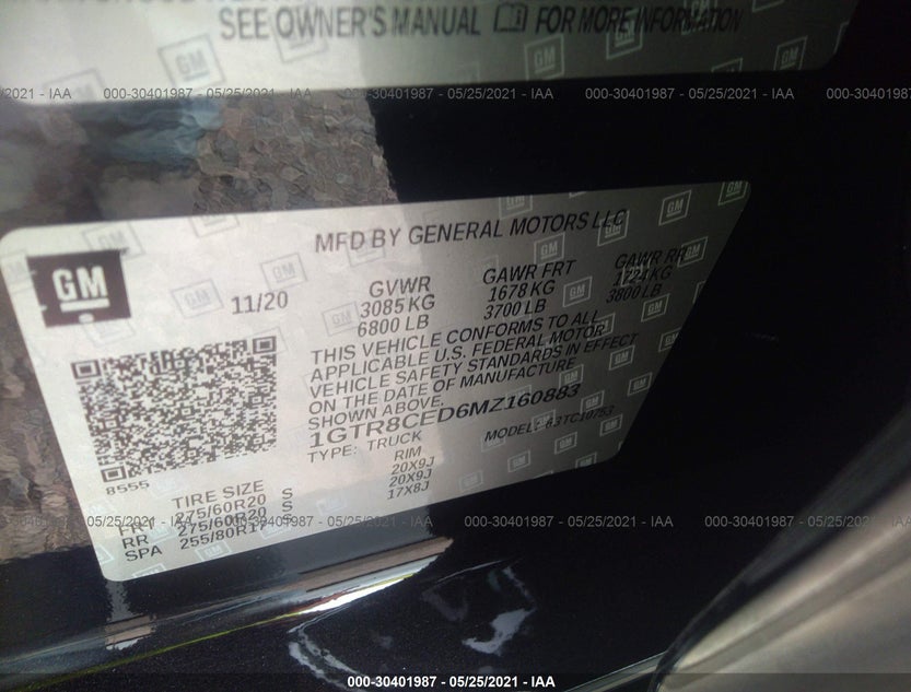 1GTR8CED6MZ160883