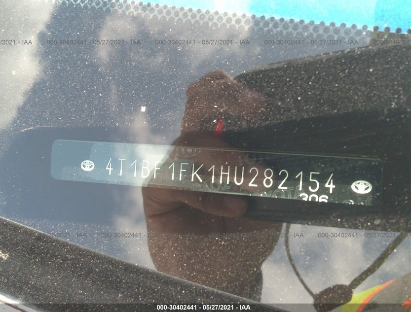 4T1BF1FK1HU282154