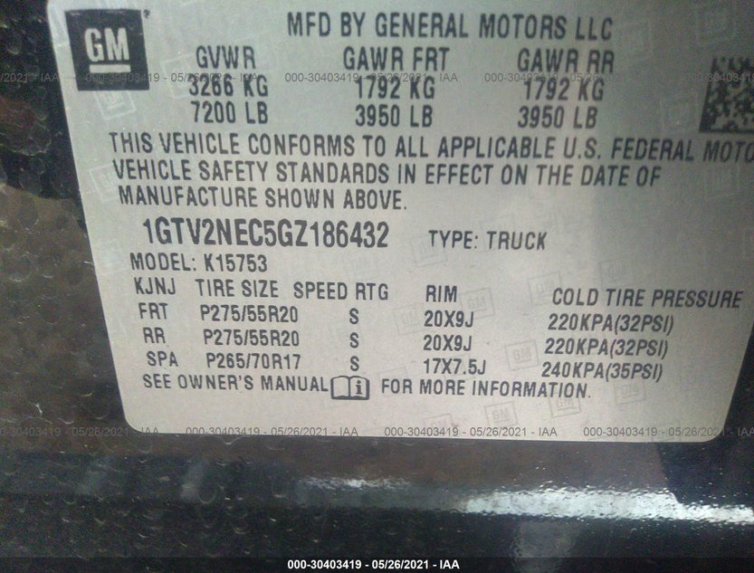 1GTV2NEC5GZ186432