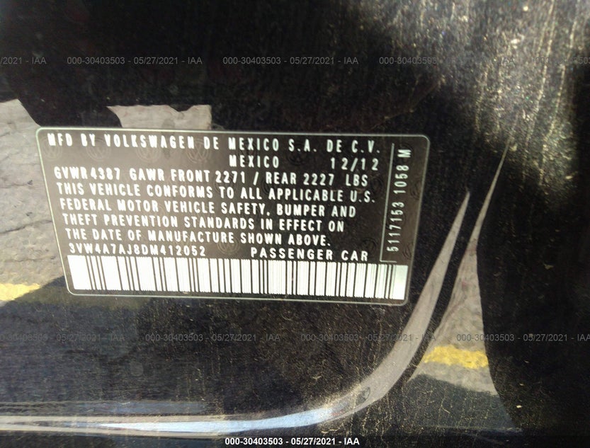 3VW4A7AJ8DM412052