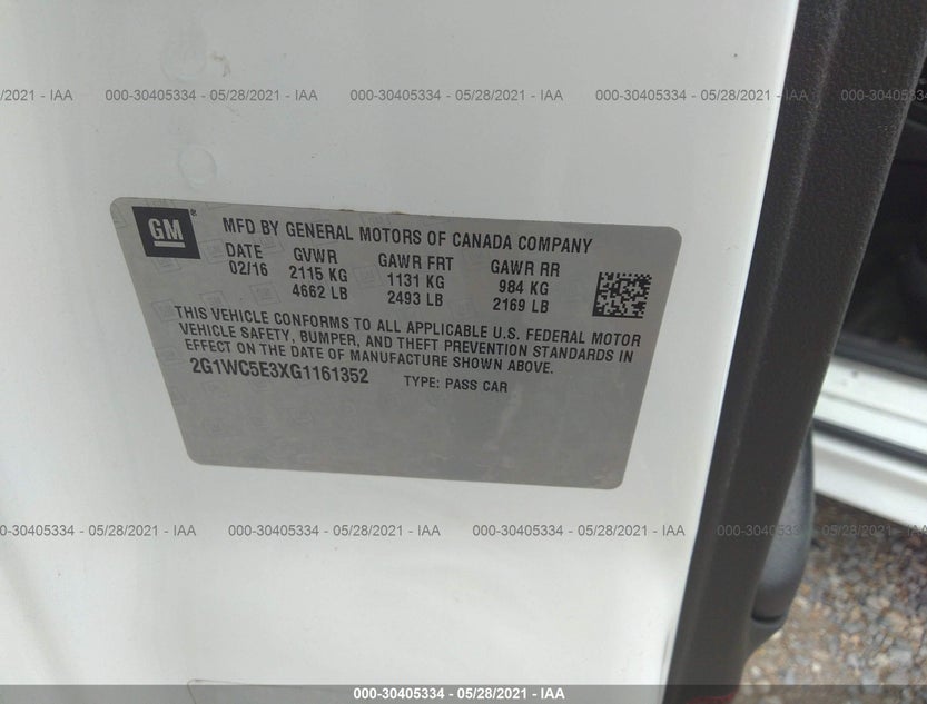 2G1WC5E3XG1161352