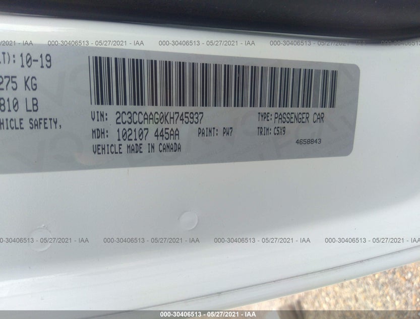 2C3CCAAG0KH745937