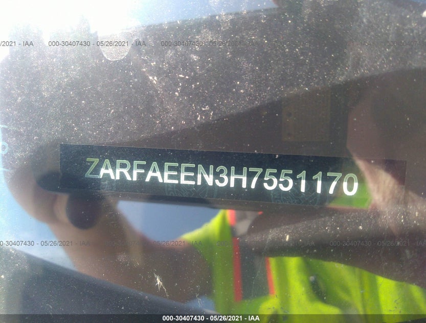 ZARFAEEN3H7551170