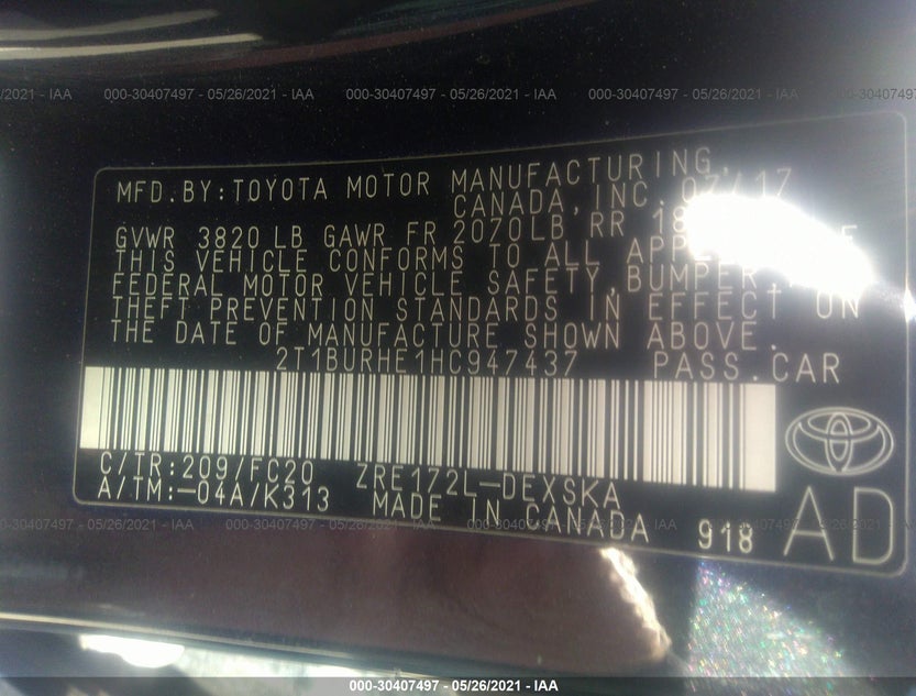 2T1BURHE1HC947437