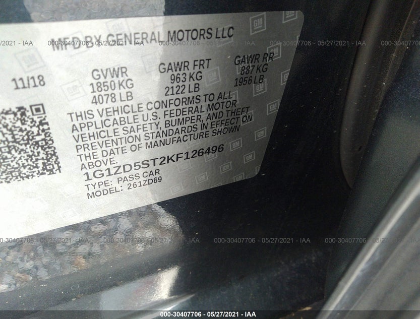 1G1ZD5ST2KF126496