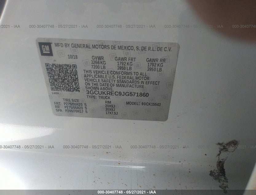 3GCUKREC9JG571860