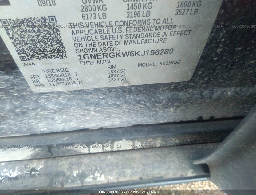 1GNERGKW6KJ156280