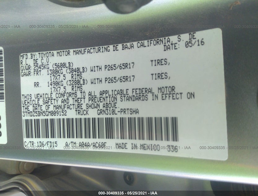 3TMDZ5BN5GM009152