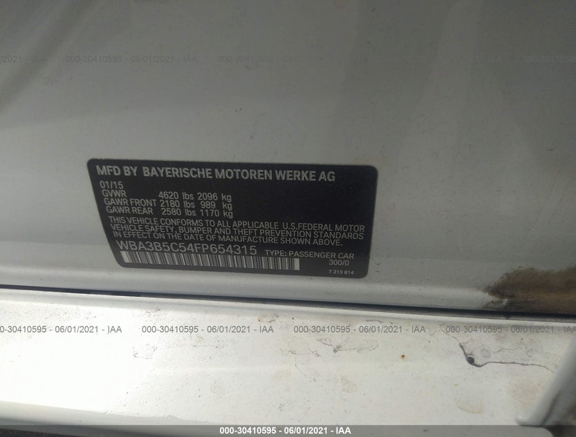WBA3B5C54FP654315