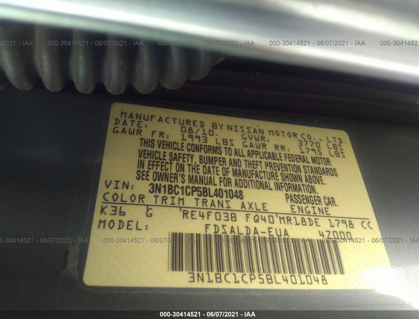 3N1BC1CP5BL401048