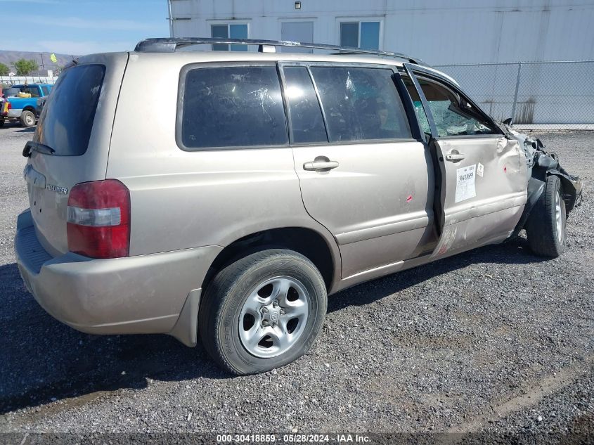 2004 Toyota Highlander VIN: JTEGD21AX40089244 Lot: 30418859