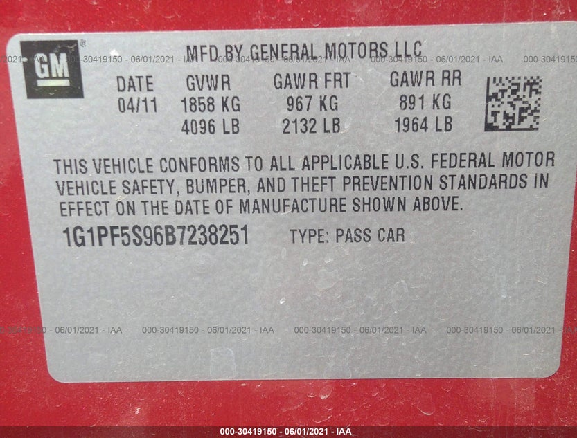 1G1PF5S96B7238251