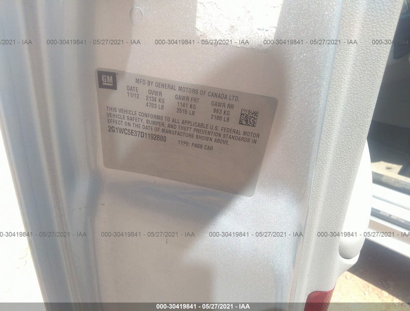 2G1WC5E37D1192800