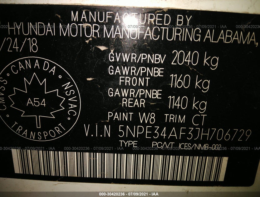 5NPE34A0000706729