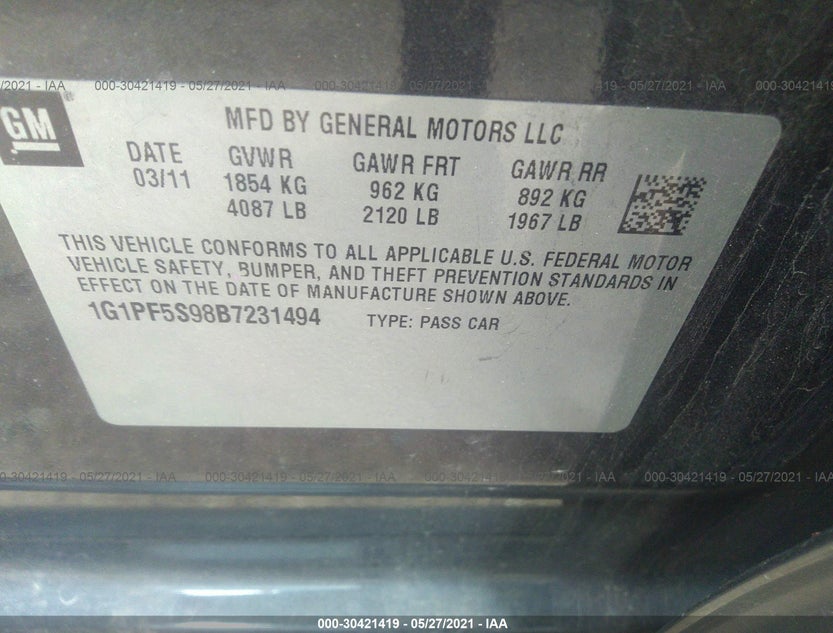 1G1PF5S98B7231494