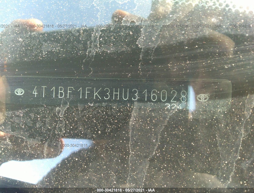 4T1BF1FK3HU316028
