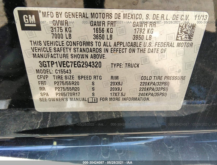 3GTP1VEC7EG294320