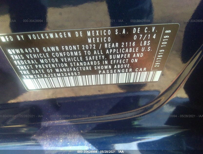 3VW2K7AJ2EM334857
