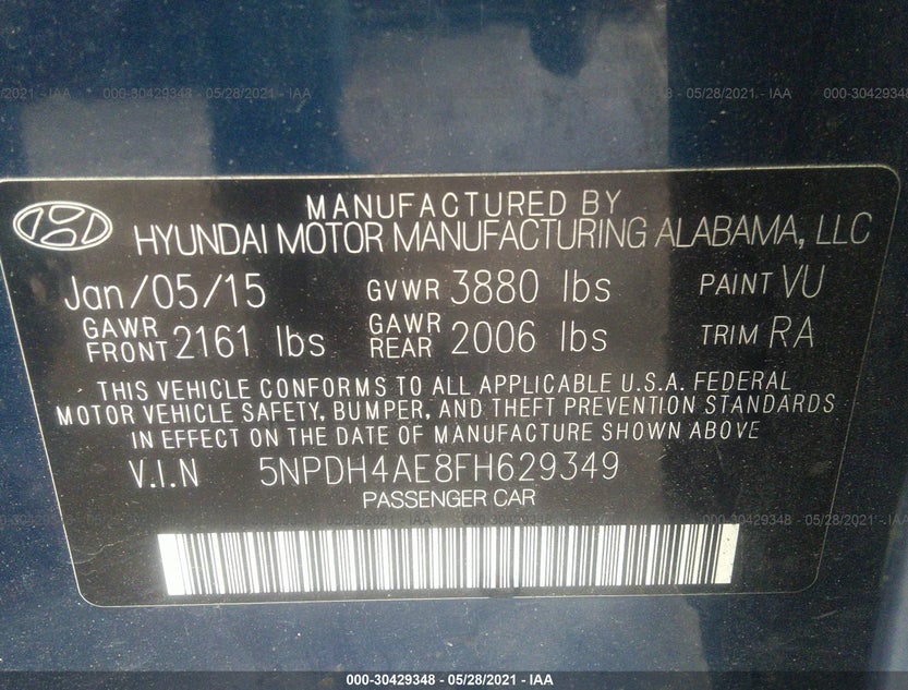 5NPDH4AE8FH629349