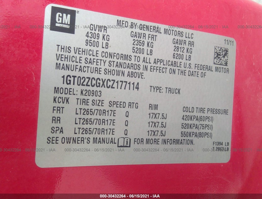 1GT02ZCGXCZ177114
