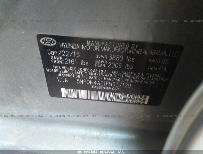 5NPDH4AE1FH637129