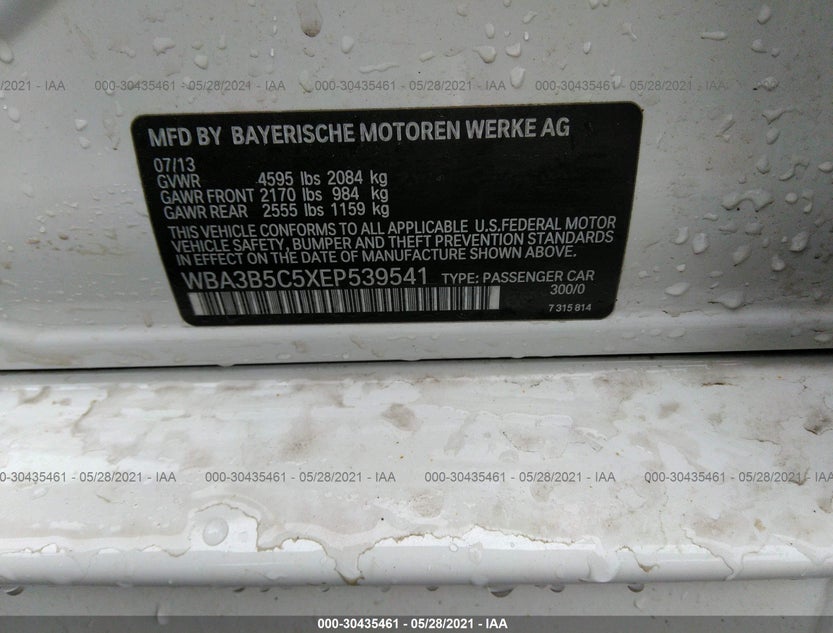 WBA3B5C5XEP539541