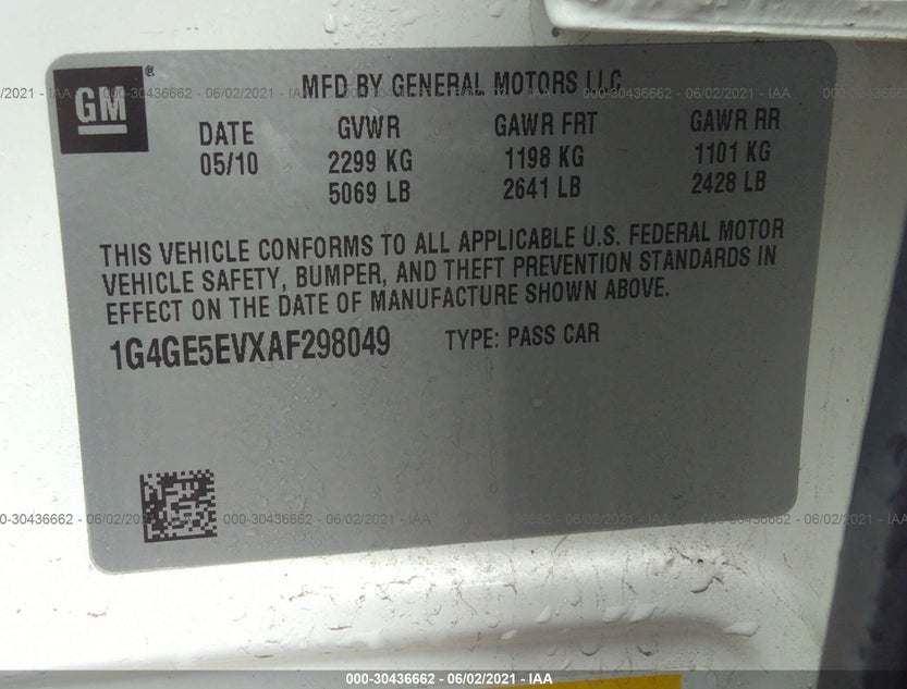 1G4GE5EVXAF298049