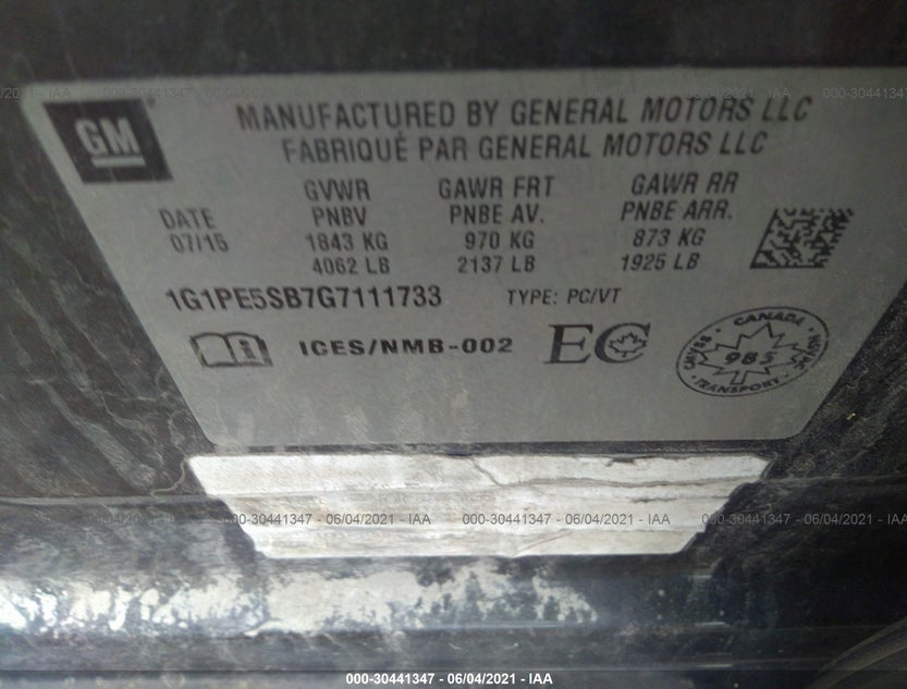 1G1PE5SB7G7111733