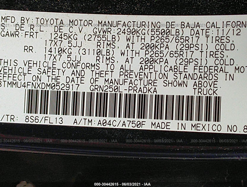 3TMMJ4FNXDM052917