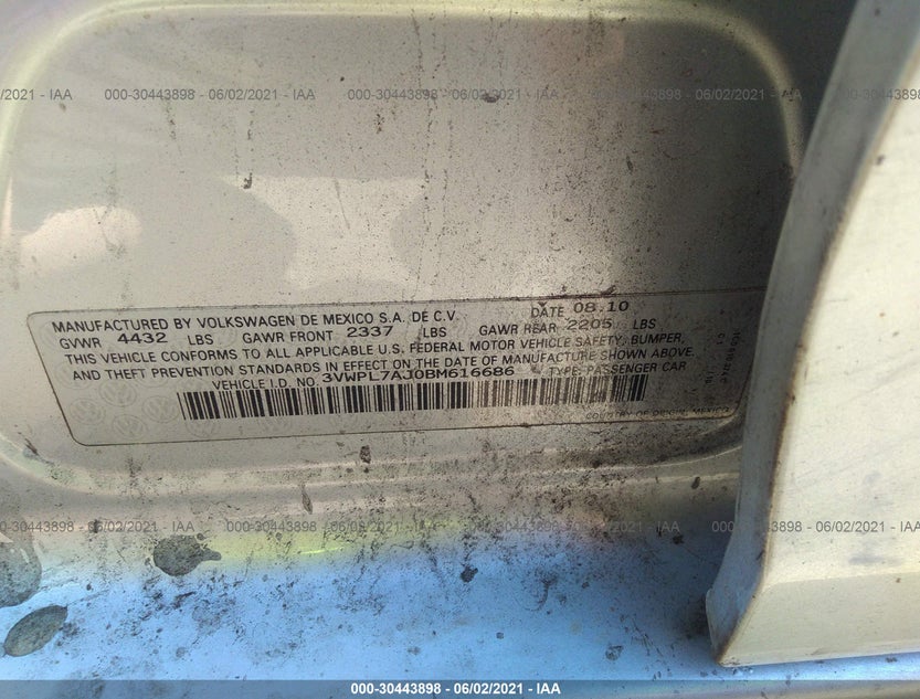 3VWPL7AJ0BM616686
