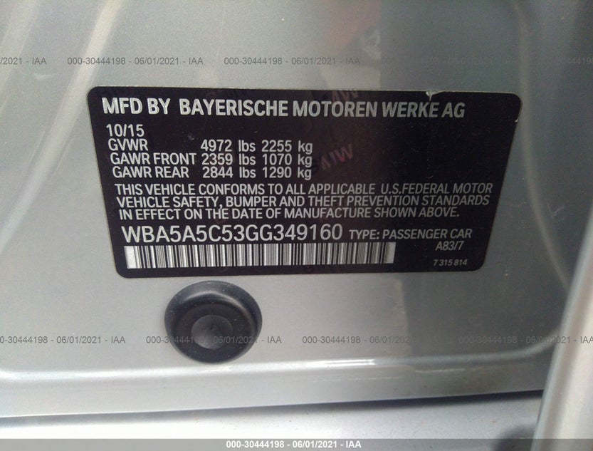 WBA5A5C53GG349160