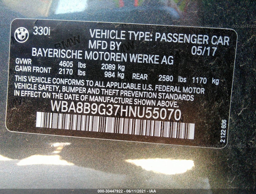 WBA8B9G37HNU55070