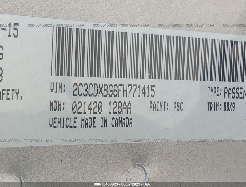 2C3CDXBG6FH771415