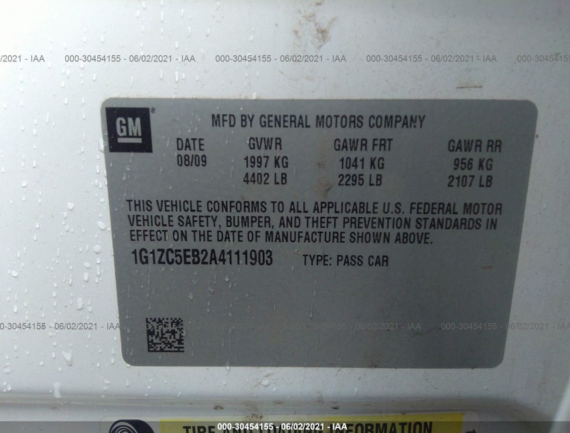 1G1ZC5EB2A4111903