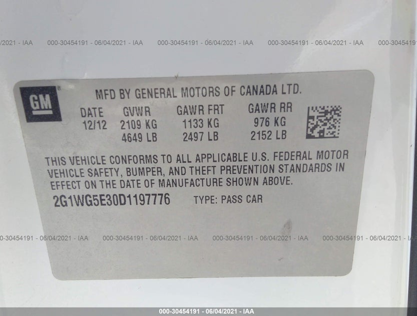 2G1WG5E30D1197776