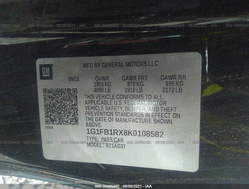 1G1FB1RX8K0108582