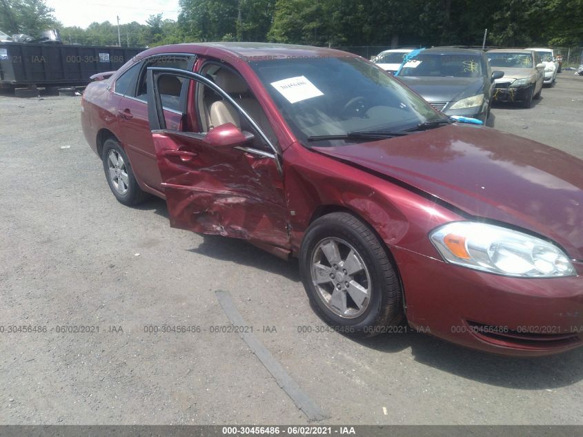 2008 Chevrolet Impala Lt VIN: 2G1WT58N781309567 Lot: 30456486