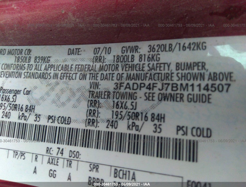 3FADP4FJ7BM114507