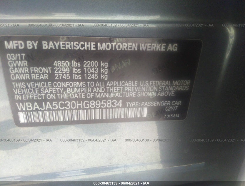 WBAJA5C30HG895834